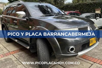 Pico y Placa en Barrancabermeja