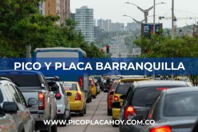 Pico y Placa Taxis Barranquilla