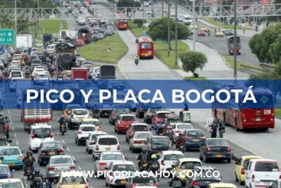 Pico y Placa Taxis Bogotá