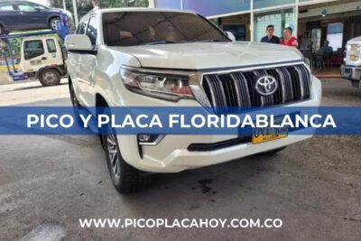 Pico y Placa en Floridablanca