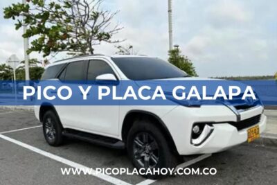 Pico y Placa Galapa