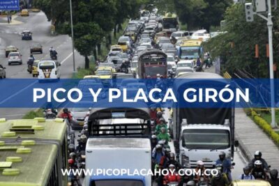 Pico y Placa Motos Girón