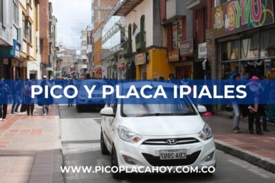 Pico y Placa en Ipiales