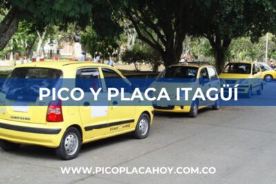 Pico y Placa en Itagüí