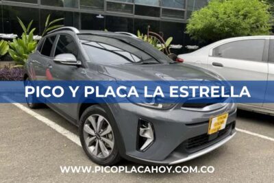 Pico y Placa en La Estrella