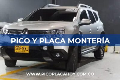 Pico y Placa en Montería