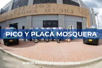 Pico y Placa Mosquera