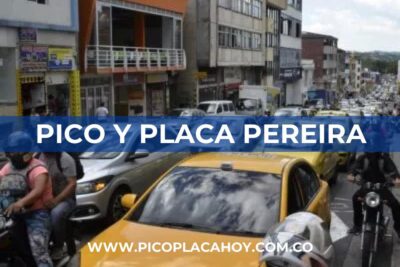 Pico y Placa en Pereira