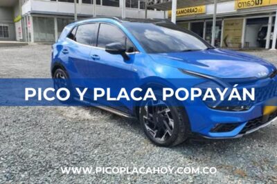 Pico y Placa Transporte Público Popayán