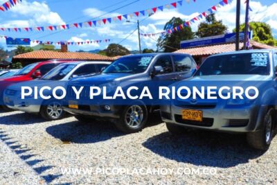 Pico y Placa en Rionegro