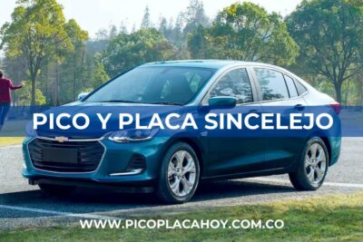 Pico y Placa Sincelejo