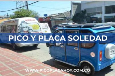 Pico y Placa Soledad