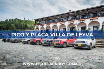 Pico y Placa Taxis Villa de Leyva