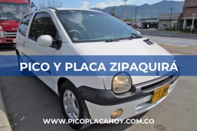 Pico y Placa en Zipaquirá